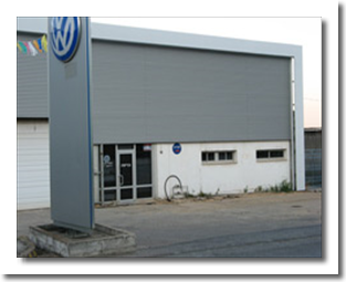 חיפוי מבנה בפח- מוסך דב